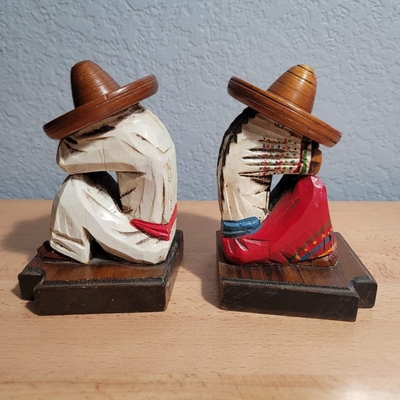 Art Vintage Mexican Folk Art Bookends Poshmark
